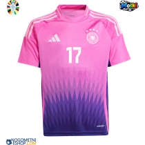 Moški Nogometni dresi Nemčija Florian Wirtz #17 Gostujoči EP 2024 Kratek Rokav